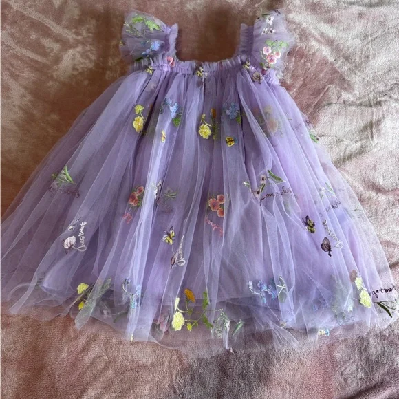 NWOT: Lavender Floral Fairy Dress - Picture 6 of 6